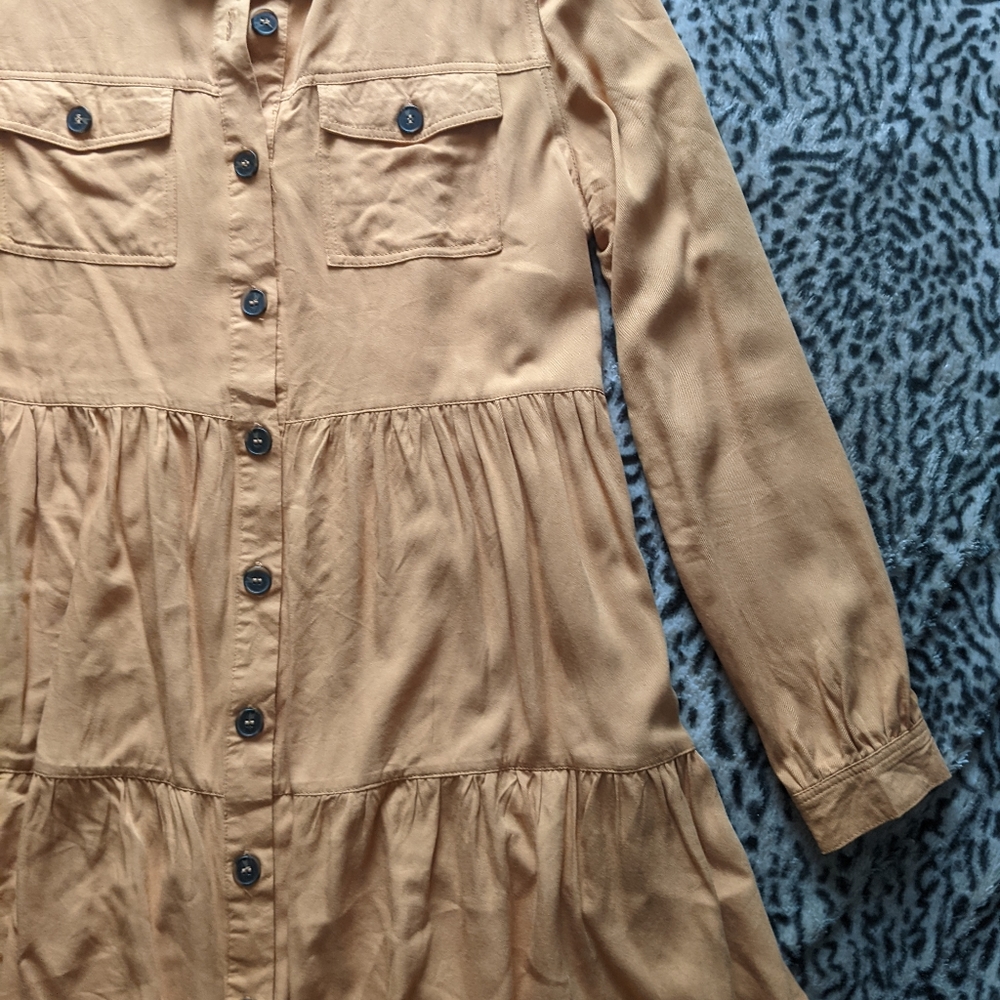 Long Sleeve Button Up Dress - Picture 8 of 11